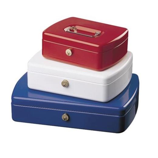 Kassette Office-Line H.75mm B.330mm T.235mm blau STA pulverbesch. BURG-WÄCHTER