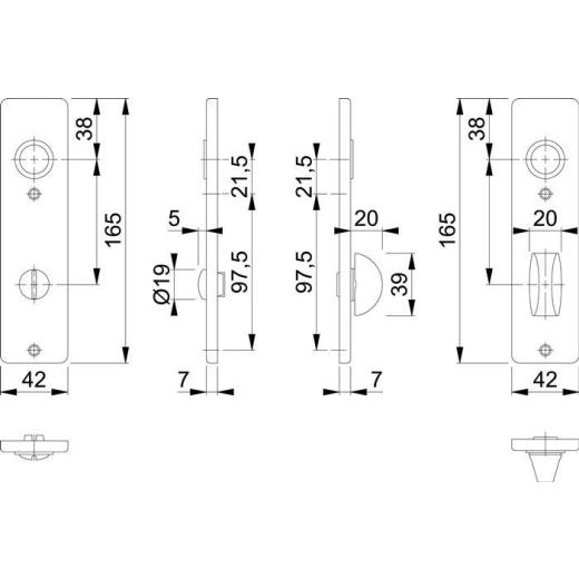 Kurzschildpaar 202KP Alu.F4 SK/OL HOPPE Kurzschildpaar 202KP Alu.F4 SK/OL HOPPE