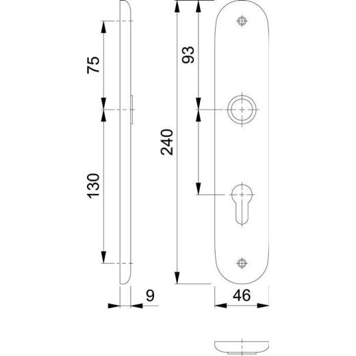 Langschildpaar 273P F1/naturf.F1 PZ 72mm HOPPE