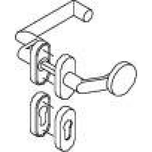 Profiltürgarnitur 162XAH03.646 VA PZ-PZ TS 38,1-48mm HEWI