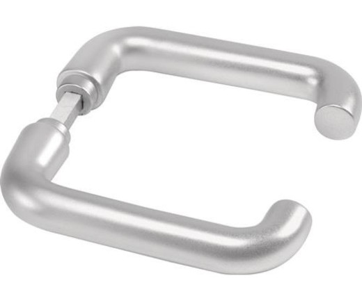 Türdrückerpaar 475 LM 105 o.Rosetten 4-KT.8mm AMF