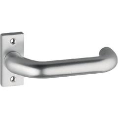 Profiltürdrückerlochteil 2308/0000 Alu.F1 ktg 8mm gekr.EDI