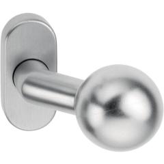 Feuerschutzkugelknopf 2133/4020 VA EST Ovalrosette Profiltür EDI