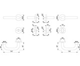 Rosettengrt.Paris E138Z/42KV/42KVS VA F69 U-Form SK/OL DIN L/R D/D HOPPE