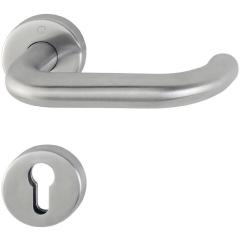 Rosettengrt.Paris E138/42H/42HKVS VA F69 U-Form PZ DIN L/R D/D HOPPE