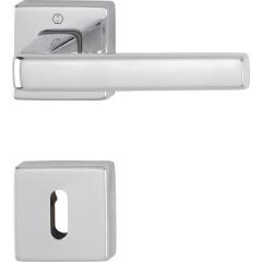 Rosettengrt.Dublin 1124/843KV/843KVS Alu.F249 eck.OB DIN L/R D/D HOPPE