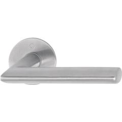 Türdrückerpaar Stock.E1140Z/849N VA F69 m.Drückerrosetten 4-KT.8mm HOPPE