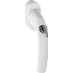 Fenstergriff Atlanta 0530S/US952 Alu.F9016/verkehrsweiß 32-42mm abschl.HOPPE