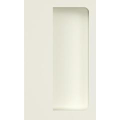 Schiebetürmuschel 539B PA 99 reinweiß ma rechteck.TS ab 19mm f.HLT