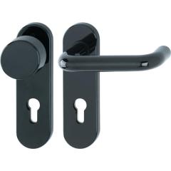 FS-Garnitur Paris FS-K58/353K/138 Ku.F9005 D/K TS 40-66mm PZ rd DIN L/R HOPPE