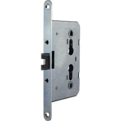 Spezialeinsteckschloss f.Metalltüren PZ 20/65/72/8mm DIN L/R verz.rd BEVER