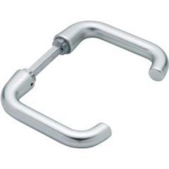 Türdrückerpaar Paris 138L Alu.F1 o.Rosetten 4-KT.8mm HOPPE