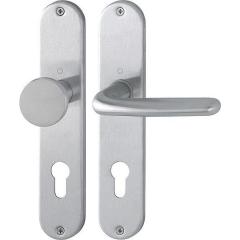 Langschildgarnitur Cardiff E48/302/1850Z VA F69 PZ 72mm DIN L/R HOPPE