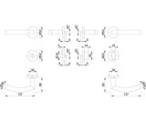 Rosettengrt.Tro.E1430Z/42KV/42KVS VA F69 rd.SK/OL DIN L/R D/D HOPPE