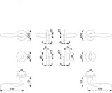 Rosettengrt.Verona M151/42KV/42KVS MS F71 rd.SK/OL DIN L/R D/D HOPPE