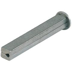 VK I-Profilstift 4-KT.8x80mm Fe verz.geteilt HOPPE