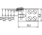 Elektrotüröffner A5000--A 6-24 V AC/DC Kompakt DIN L/R GEZE