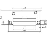 Elektrotüröffner A5010--A 6-24 V AC/DC Kompakt DIN L/R GEZE