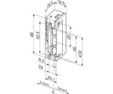 Elektrotüröffner 118E.53 ProFix 2 10-24 V AC/DC Stand.DIN L/R m.FaFix ASSA ABLOY