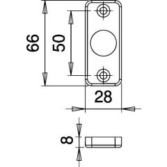 Dr.-Ros.3302/0000 Alu.F1 Schildst.8mm rd.ktg.EDI