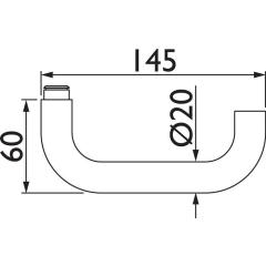 Schutzgarnitur 1801/2089.KS/3128 VA 72mm 36-53mm HERMAT