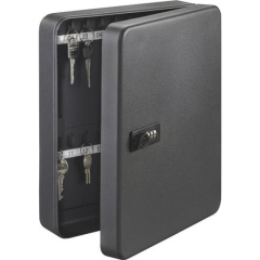 Schlüsselbox KC H300xB240xT60mm schwarz Stahlbl.Anz.Hak.36 St.BURG-WÄCHTER