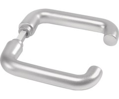 Türdrückerpaar 475 LM 105 o.Rosetten 4-KT.8mm AMF