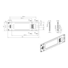 GEZE Montageplatte TS 2000 NV - silber